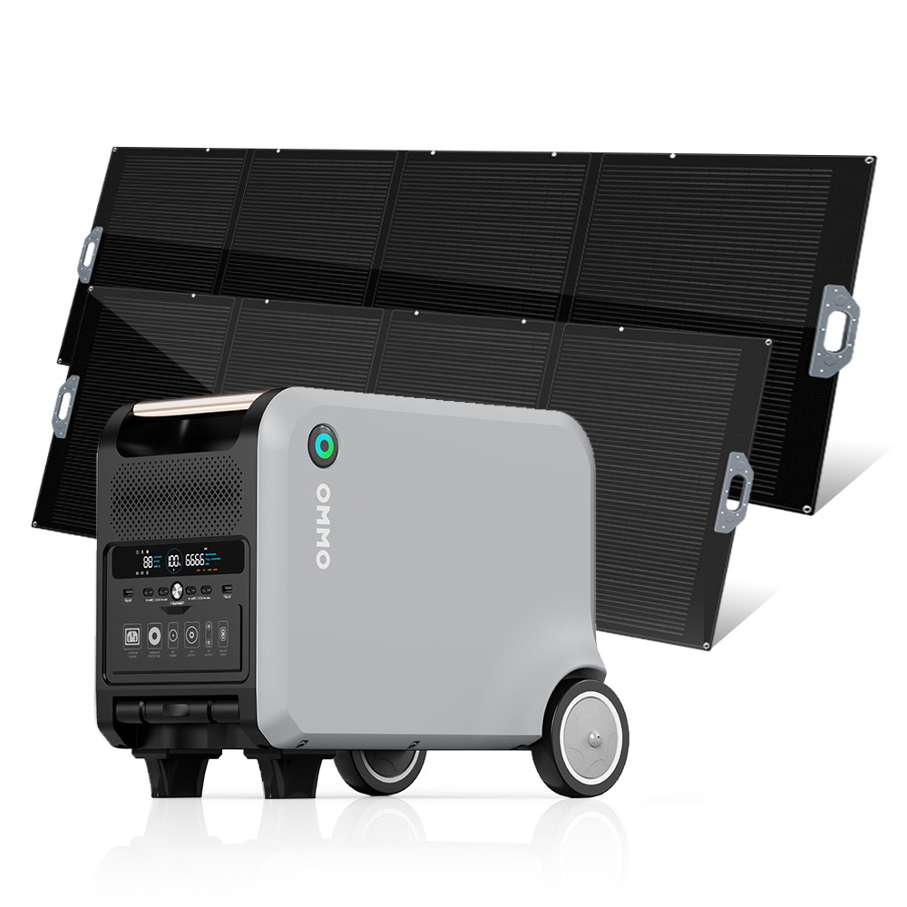 Solar Panel 200W - OMMO OM-PV200Z 고효율 200W 올블랙 접이식