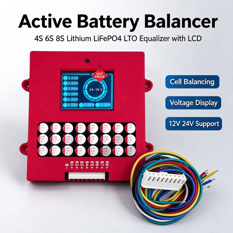 Lithium Battery 12V - 액티브 밸런서 4S 6S 8S 리튬/리튬인산철