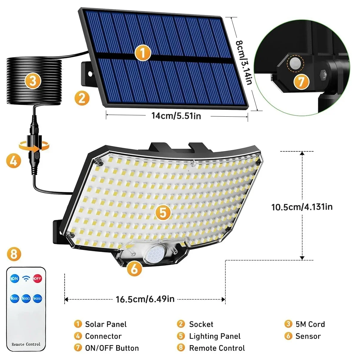 234LED 태양광 야외 조명 모션 센서 슈퍼 브라이트 - Solar Lamp 리뷰 및 가격