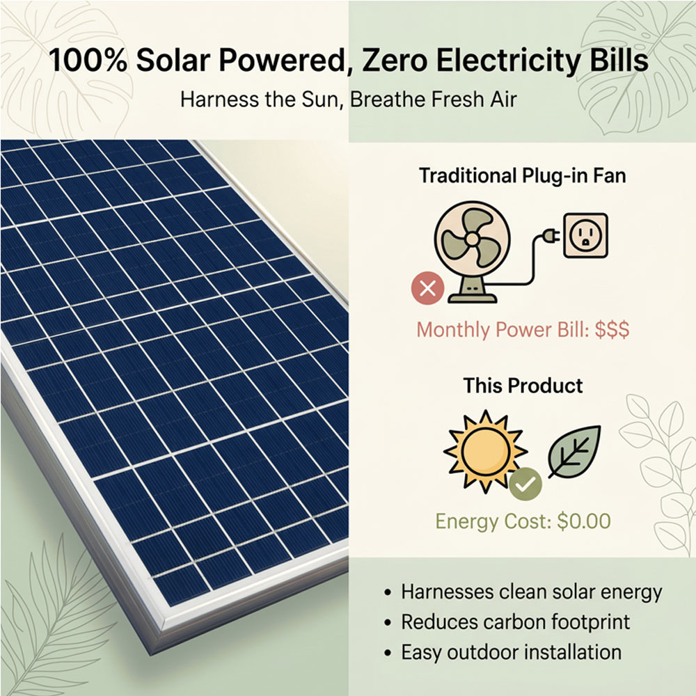 10W 18V 태양광 전원으로 작동하는 듀얼 팬 환기  - Solar Panel 200W 리뷰 및 가격