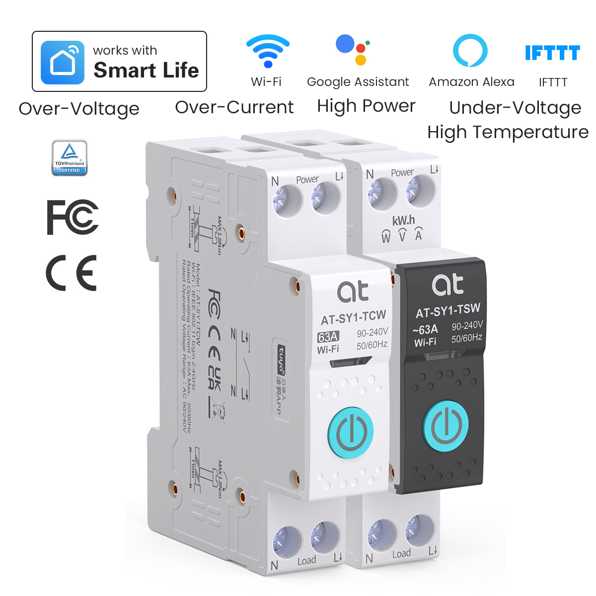 투야 와이파이 회로 차단기 스마트 1P+N 63A MC - Energy Monitor Meter 리뷰 및 가격